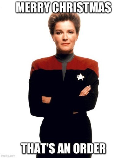 One does not defy Janeway